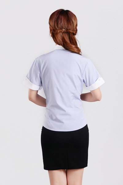 女式短袖衬衫CS-8255